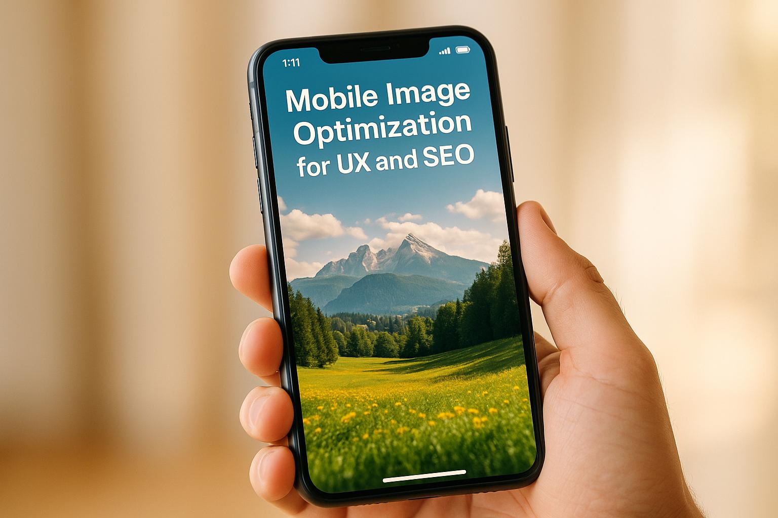 Mobile Image Optimization for UX and SEO