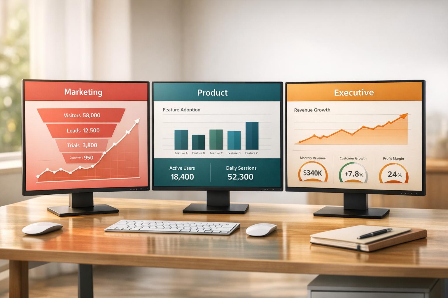 Real-Time Metrics for Different User Roles