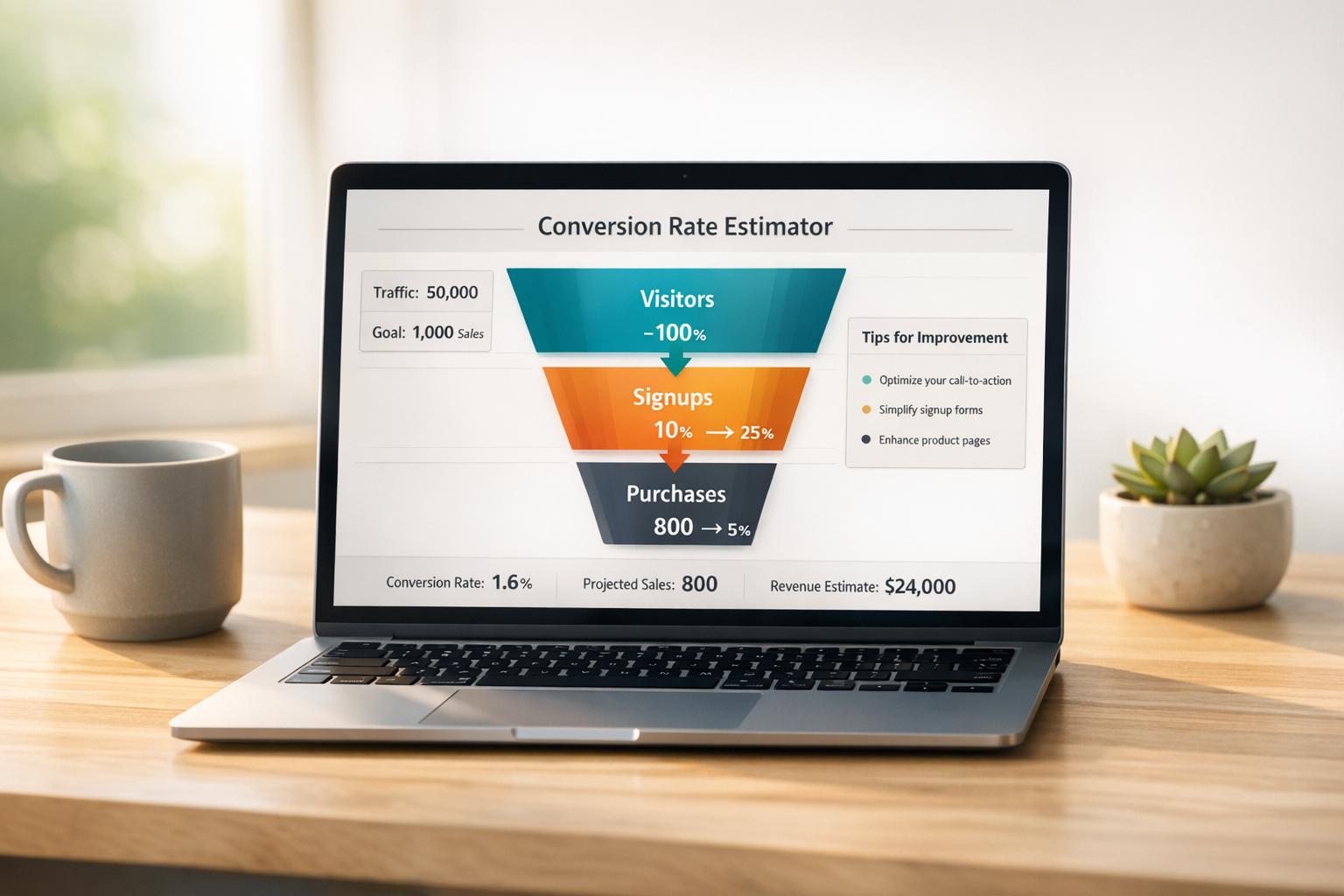 Website Conversion Rate Estimator